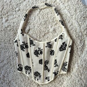 Corset halter top
